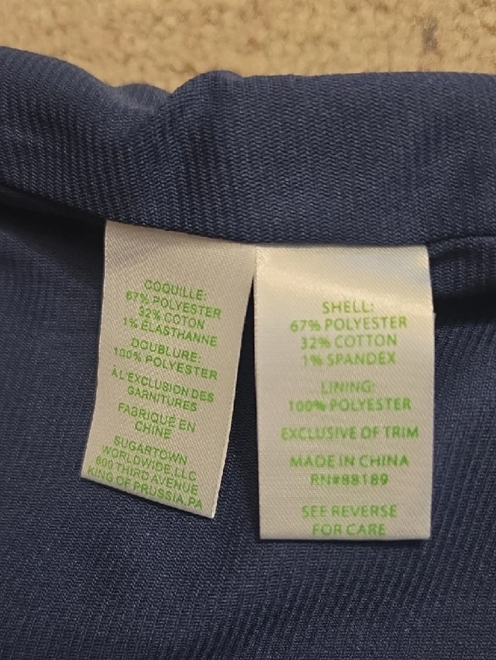 Lilly Pulitzer Callista Dress navy sleeveless dress w/gold lace details, XS, pre - Picture 13 of 16